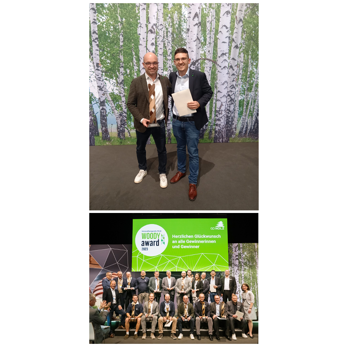 Der wichtigste Innovationspreis der Holzbranche ging an Süddeutschlands große Holzvielfalt. Der wichtigste Innovationspreis der Holzbranche ging an Süddeutschlands große Holzvielfalt.